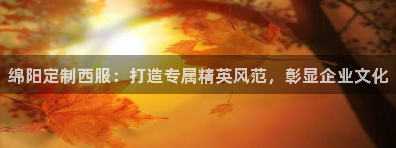 龙8国际唯一官网|绵阳定制西服:打造专属精英风范,彰显企业文化